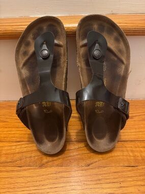 Birkenstock Gizeh Black Thong Sandals